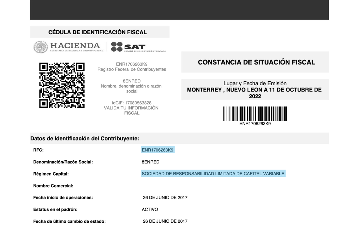 Imagen de Referencia para Persona Moral
